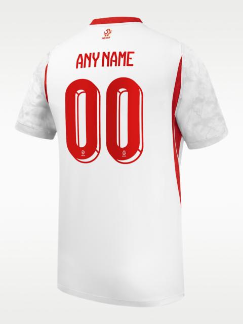 Nike Poland 2026 Stadium Home Men's Nike Dri-FIT Soccer Jersey Custom Jersey By You