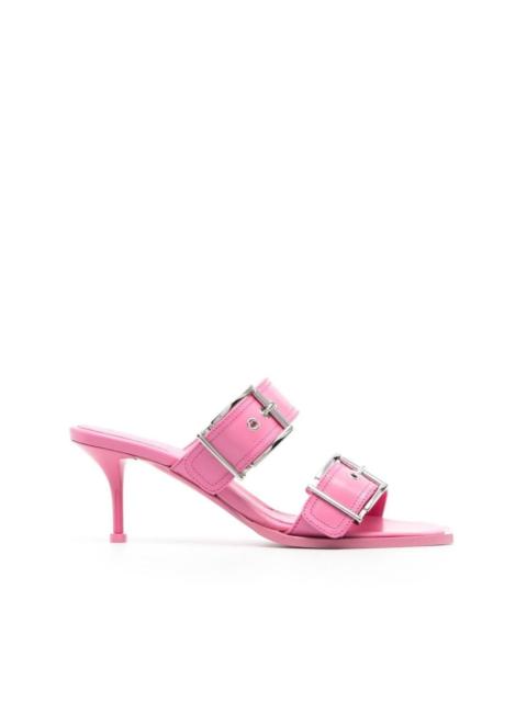 Alexander McQueen buckled 72mm leather sandals