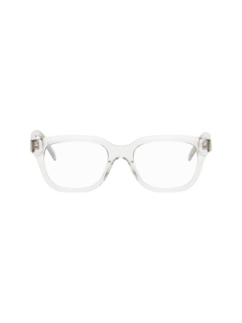 Givenchy Transparent GV Day Rectangle Glasses
