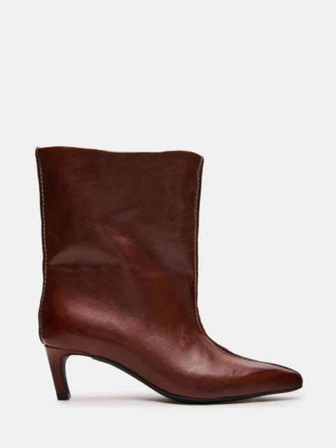 STEVE MADDEN DANIKA COGNAC LEATHER