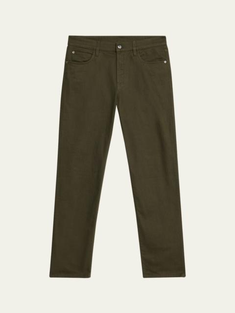 Loro Piana Men's Quarona Slim Five-Pocket Trousers