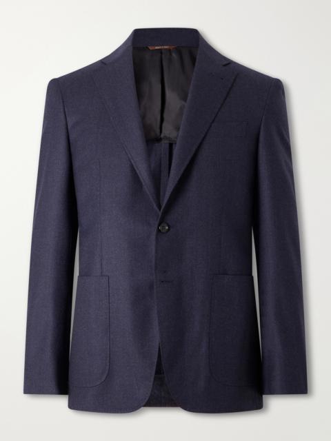 Canali Kei Wool Suit Jacket