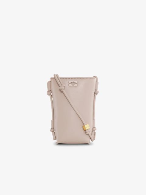 GANNI LIGHT GREY BOU CROSSBODY