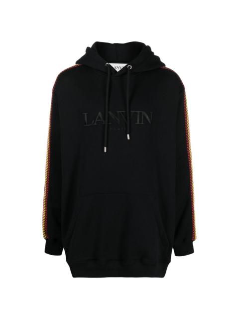 Lanvin Curb-lace cotton hoodie