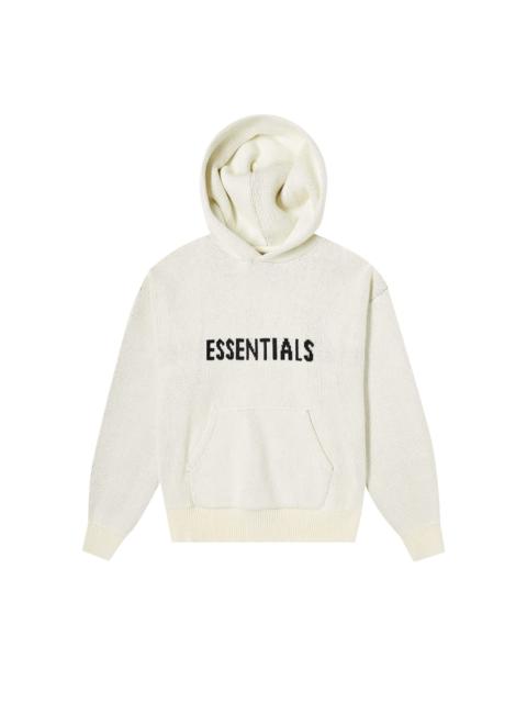 ESSENTIALS Fear of God Essentials Knit Hoodie 'Buttercream'