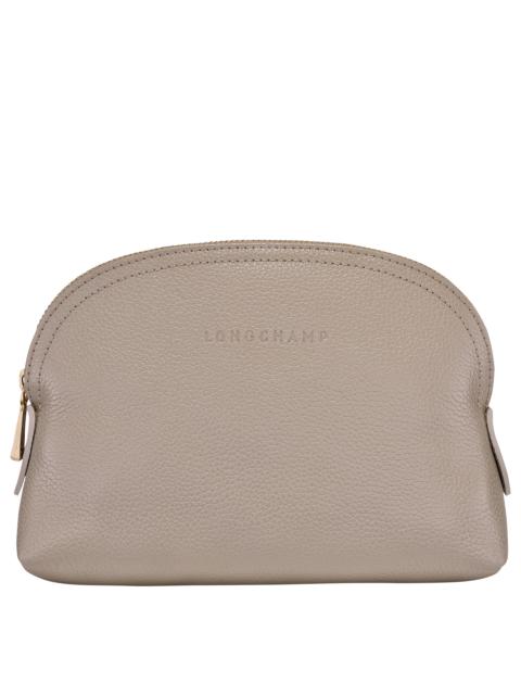 Longchamp Le Foulonné Pouch Turtledove - Leather