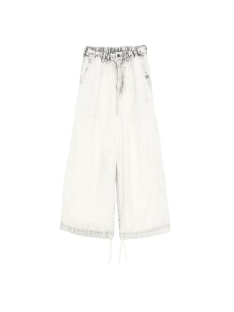 Maison MIHARAYASUHIRO cotton flared trousers