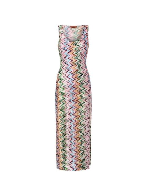 Missoni zigzag-patterned maxi dress