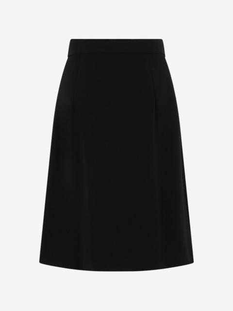 Moschino flared high-waisted mini skirt