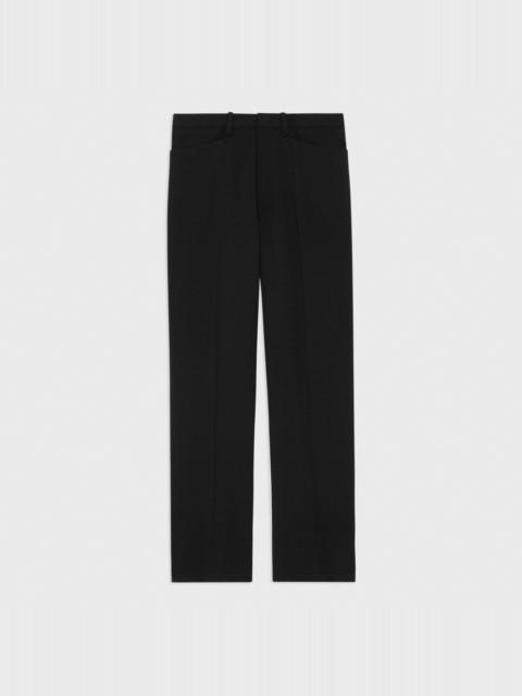 Theory Slim-Straight Wool Gabardine Pant