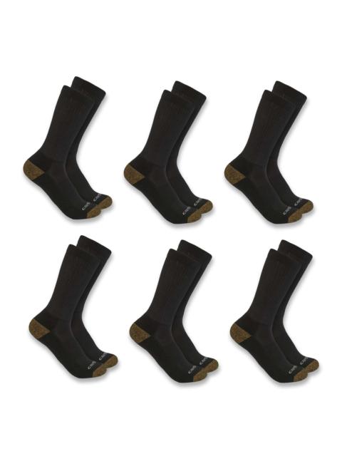 Carhartt Midweight Crew Sock 6-Pack