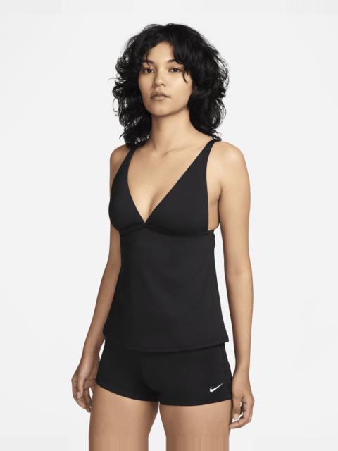 Nike Women's Swim Essential V-Neck Tankini Top