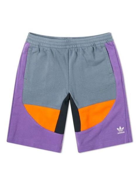 adidas adidas originals Outdoor Short Colorblock Sports Shorts Gray FM3703