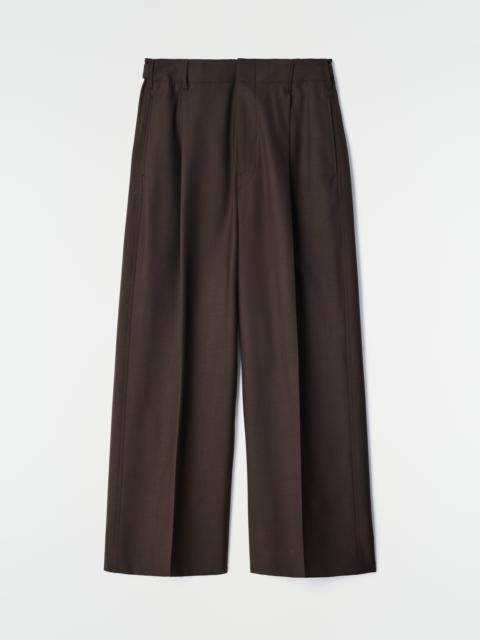 Lemaire SINGLE-PLEAT TAILORED PANTS IN TROPICAL WOOL BLEND