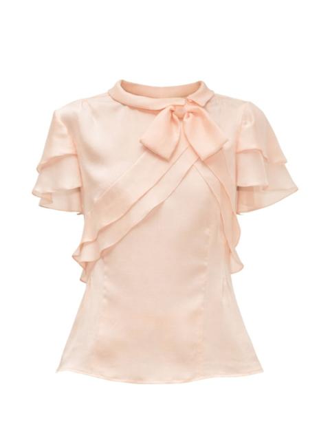 Simone Rocha ruffle bow blouse