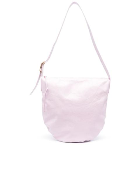 Jil Sander Crinkled Leather Shoulder Bag