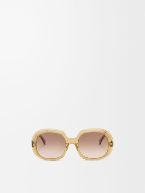Loewe Mini Anagram Steps Square sunglasses