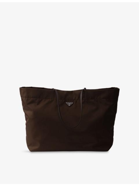 Prada Re-Nylon Large Woven Tote Bag