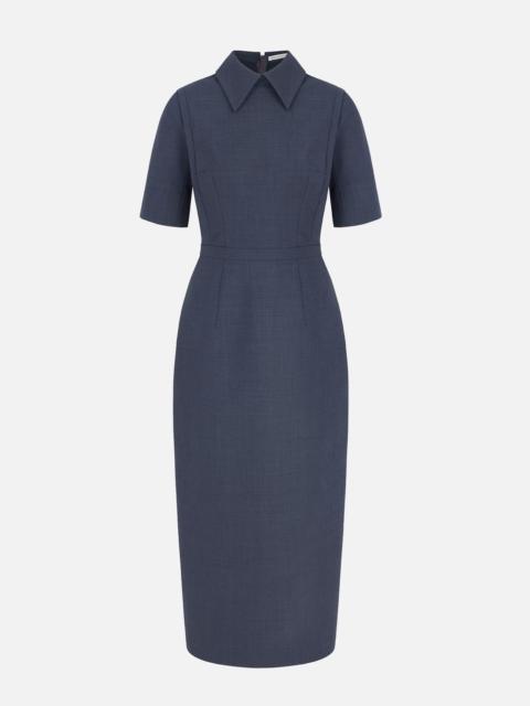 EMILIA WICKSTEAD Valletta in Charcoal Summer Wool