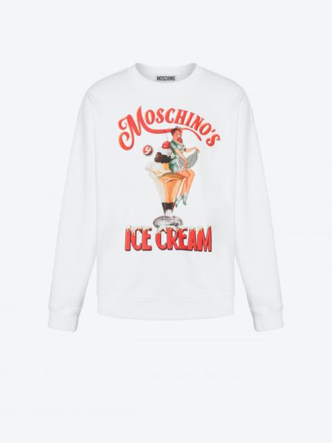 Moschino MOSCHINO’S ICE CREAM COTTON SWEATSHIRT