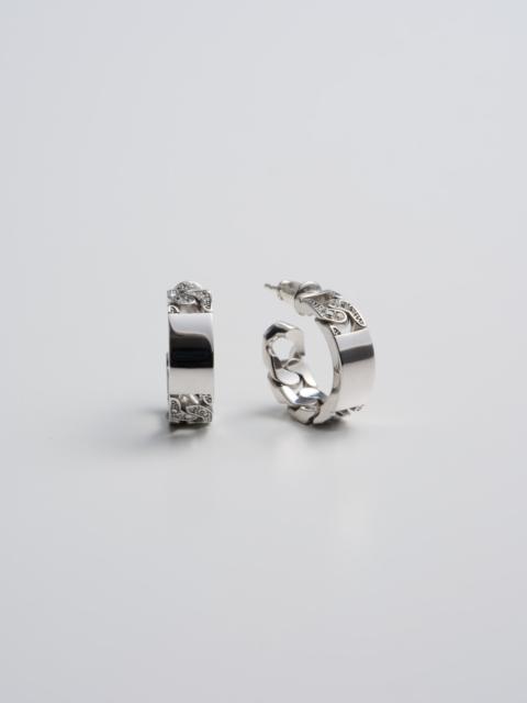 PAVE ID EARRINGS