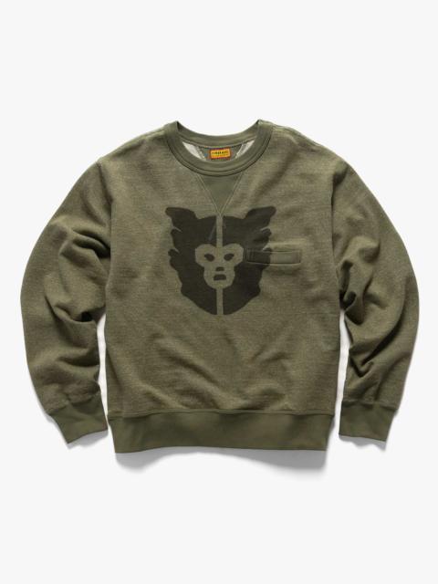Human Made Military Sweatshirt Olive