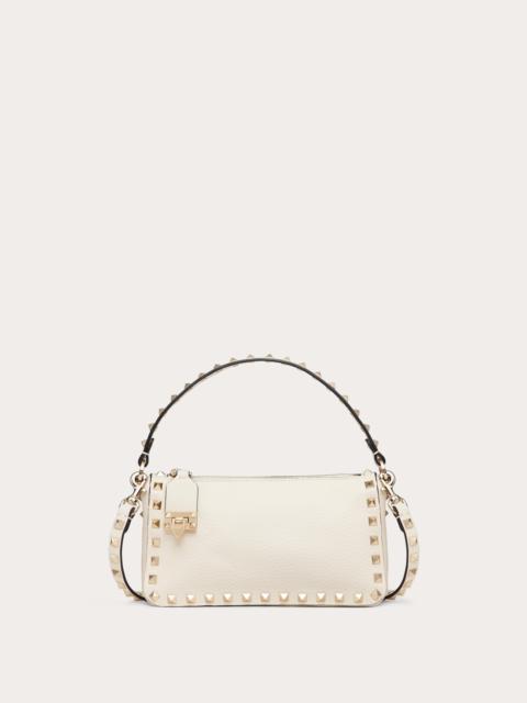 SMALL ROCKSTUD GRAINY CALFSKIN CROSSBODY BAG