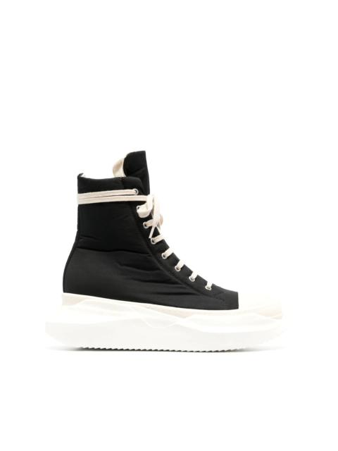 Abstract high-top sneakers