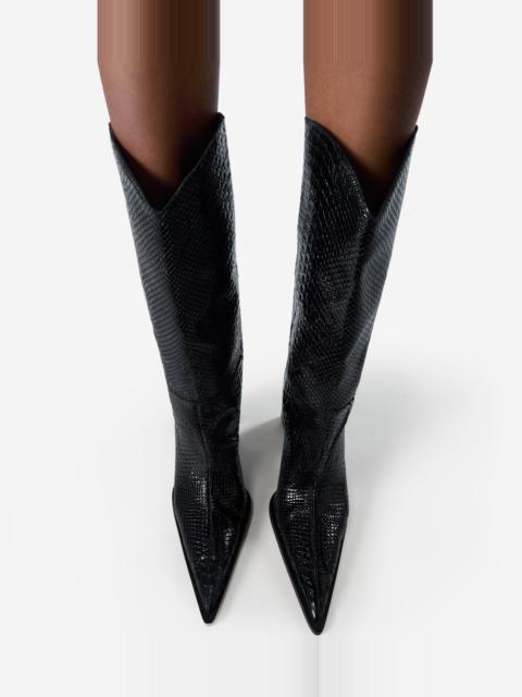 COPERNI Python Embossed Bridge Cowboy Boot