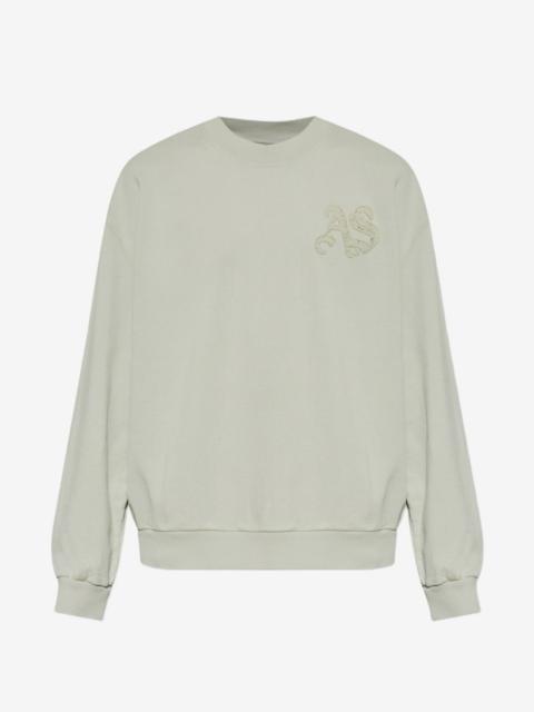 ALLSAINTS Insignia logo-patch sweater