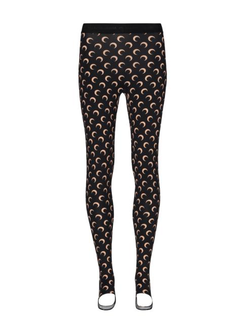 Marine Serre Recycled Moon Jersey Stirrup Leggings