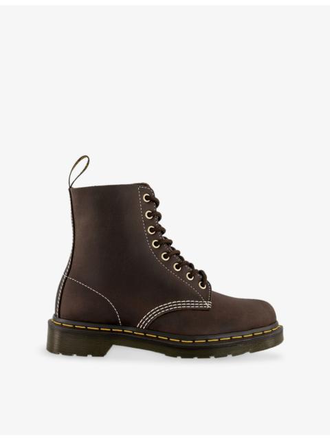 Dr. Martens 8-Eyelet Leather Suede Boots
