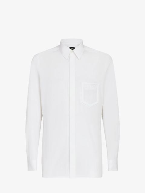 FENDI White cotton shirt