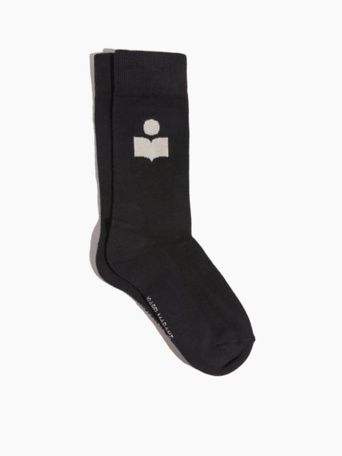 Isabel Marant Siloki Socks in Black
