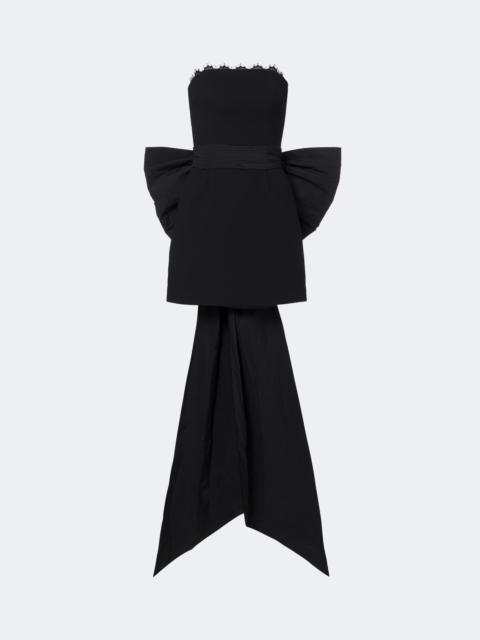 REBECCA VALLANCE Aurelia bow-detail bustier dress