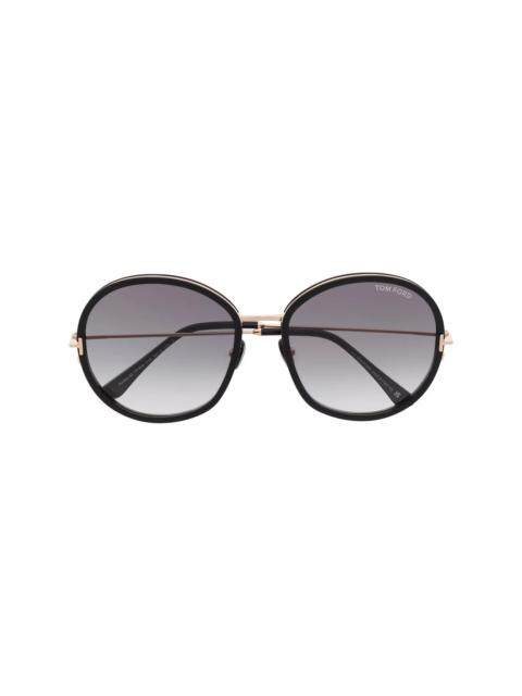 TOM FORD FT0946 round sunglasses