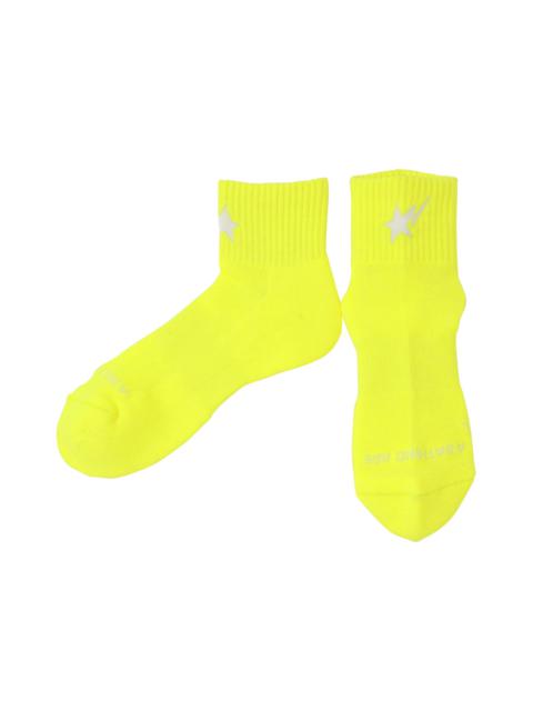 A BATHING APE® BAPE Bape Sta Ankle Socks 'Yellow'