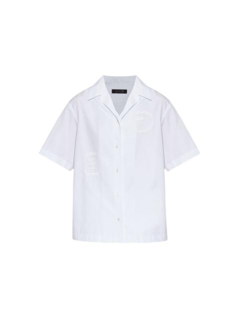 LACOSTE logo-patch shirt