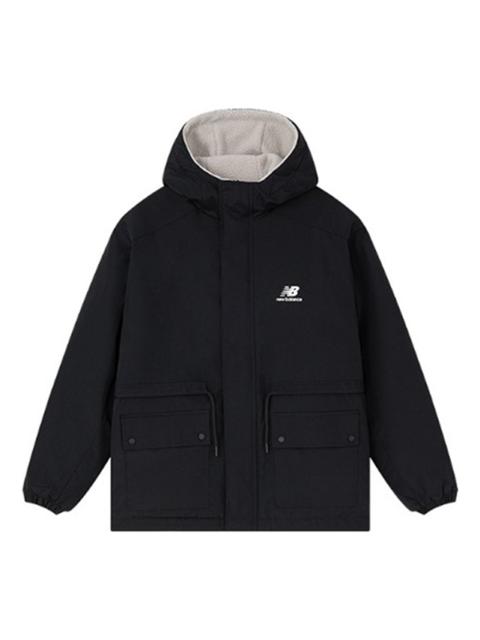 New Balance New Balance Logo Print Woven Jacket 'Black' AMJ31303-BK