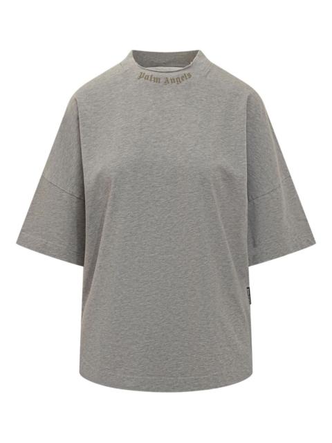 Palm Angels collar-detail short-sleeves T-shirt