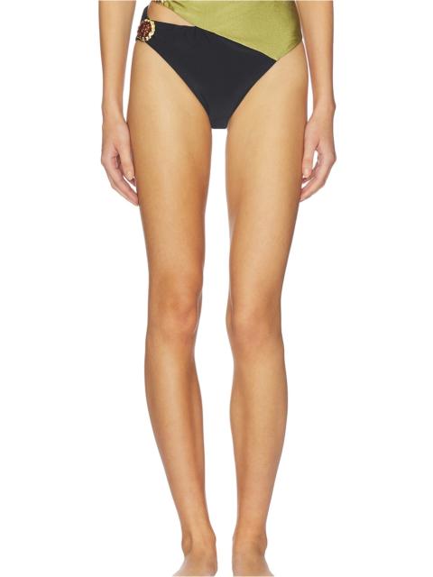 PatBO Jade High Waist Bikini Bottom