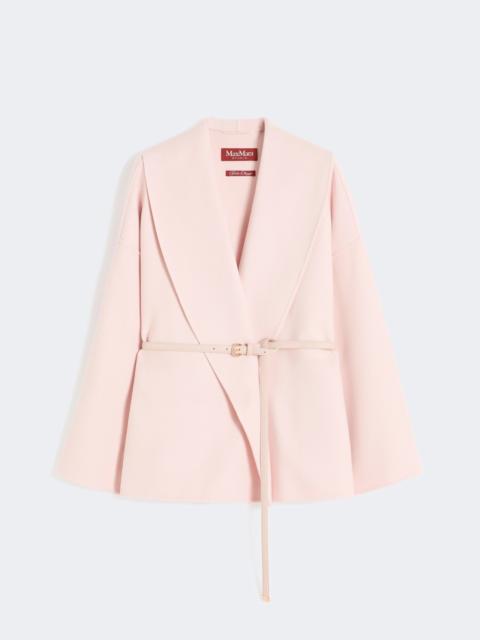 Max Mara SUGHERO Wool, cashmere and silk robe coat - PINK