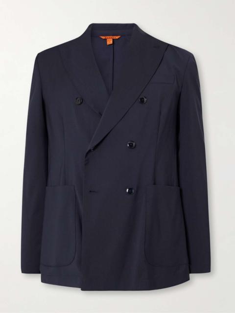 BARENA Siroco Double-Breasted Wool Suit Jacket