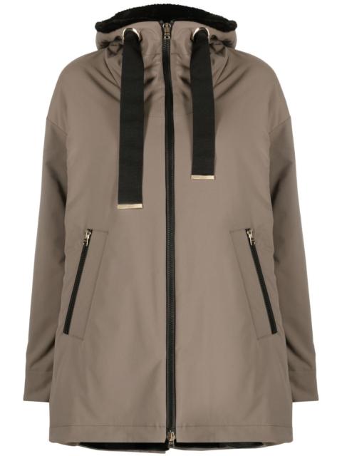 Herno Delon zip-up parka coat