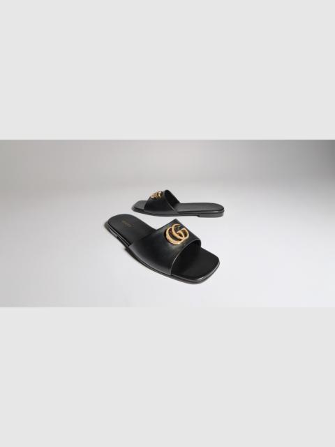 GUCCI Women's slide sandal with Double G