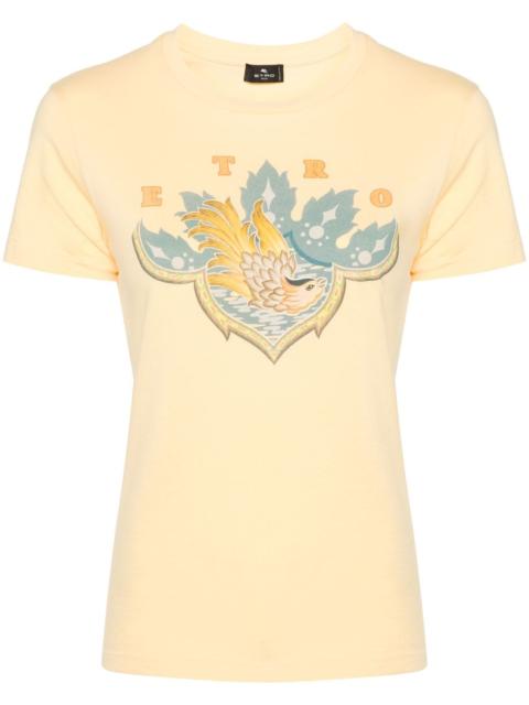 Etro graphic-print cotton T-shirt
