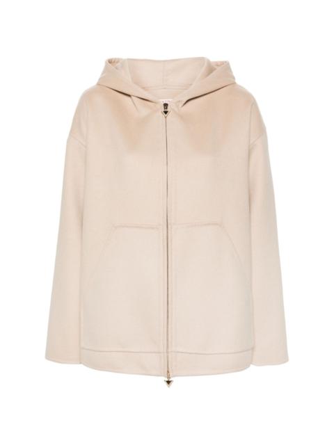 cashmere hooded jacket