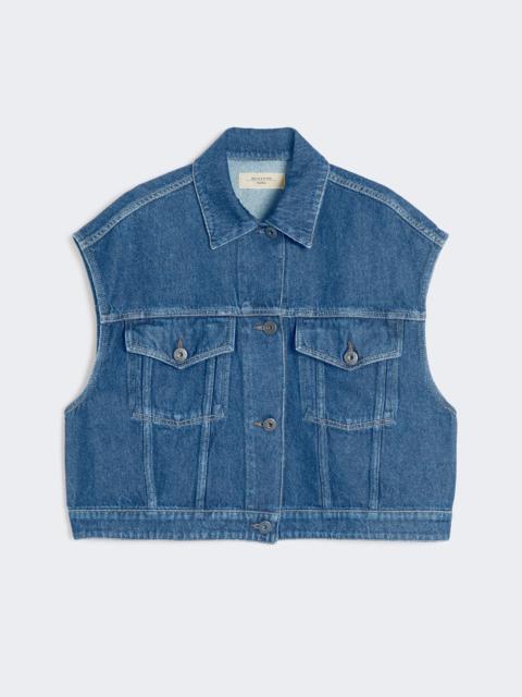 WEEKEND Max Mara MAPPA Cotton denim gilet