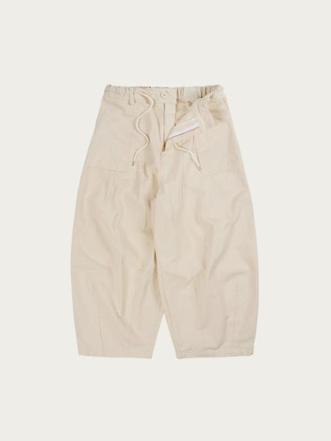 FrizmWORKS Twill Balloon Pants - Ivory