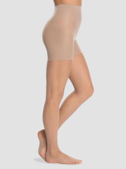 SPANX Women's Uptown Tight-End Micro-Fishnet Tights - Nude